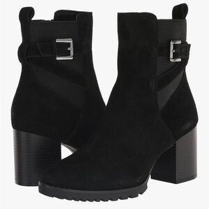 Worn once- Blondo Black Suede Treasure Fashion Boot